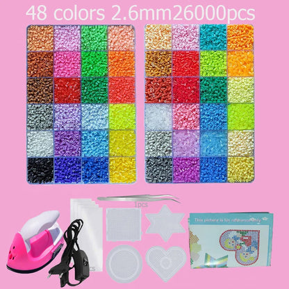 “Hama Beads Box – Thermal Mosaic Ironing Beads for Education, DIY Fuse Beads Toy, Available in 24, 48, or 72 Colors, 2.6 mm or 5 mm.”