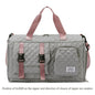 Durable Nylon Travel Duffle Bag, Portable Sports Gym Bag for Overnight Trips Shoulder Duffel Training Bag, Spacious Argyle