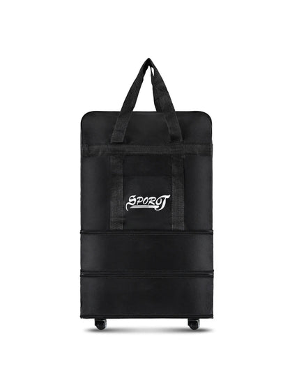 Expandable Foldable Suitcase Collapsible Rolling Travel Luggage Bag for Men Women