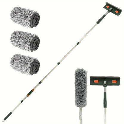 144/206CM extendable splicing rod floor scraper household window cleaning wiper glass scraper window wiper cleaning tools