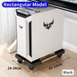 Mobile Extendable Computer Cart Adjustable Stand With Universal Wheels For Office CPU Tower Anti Slip Breathable Design