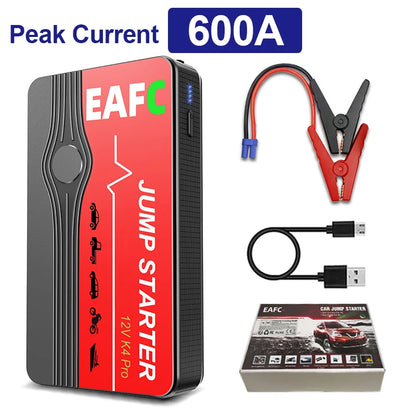 2000A Portable MultiFunction Emergency Booster Car Emergency Mobile Power Battery Charger 12V Car Jump Starter with LED Light