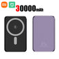 XIAOMI Ultra Slim Power Bank Mac Fast Charge Auxiliary Battery 50000mAh Magnetic Magnet Wireless Charging For IPhone Samsung New
