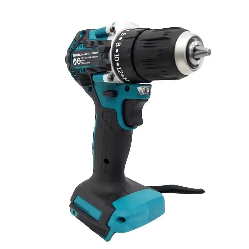 Makita Original EU-Plug- DDF487 10mm Cordless Driver Drill 18V Brushless Electric Impact Screwdriver Rechargeable Power Tool