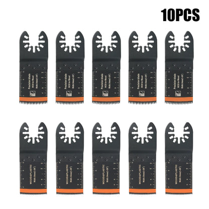 Japanese Tooth Carbide Oscillating Saw Blade Kit 10-39Pcs Arc Edge Oscillating Multitool Blades Precise Cut for Wood PVC Iron