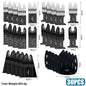 Japanese Tooth Carbide Oscillating Saw Blade Kit 10-39Pcs Arc Edge Oscillating Multitool Blades Precise Cut for Wood PVC Iron