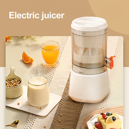 Electric Juicer Cordless Juicer Citrus Orange Lemon Squeezer USB Charging Kitchen Fruit Juicer Blender Separator Press Machine