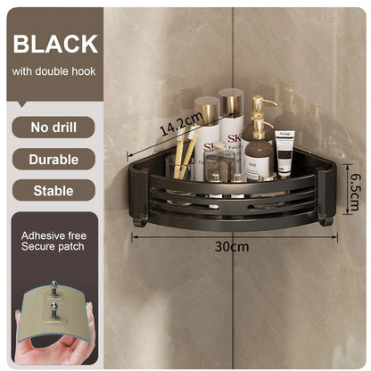 Bathroom Shelf for Shower Wall Mounted Shampoo Bottle Orangizer Shower Corner Rack Storage Punch-free Bathroom Accessories