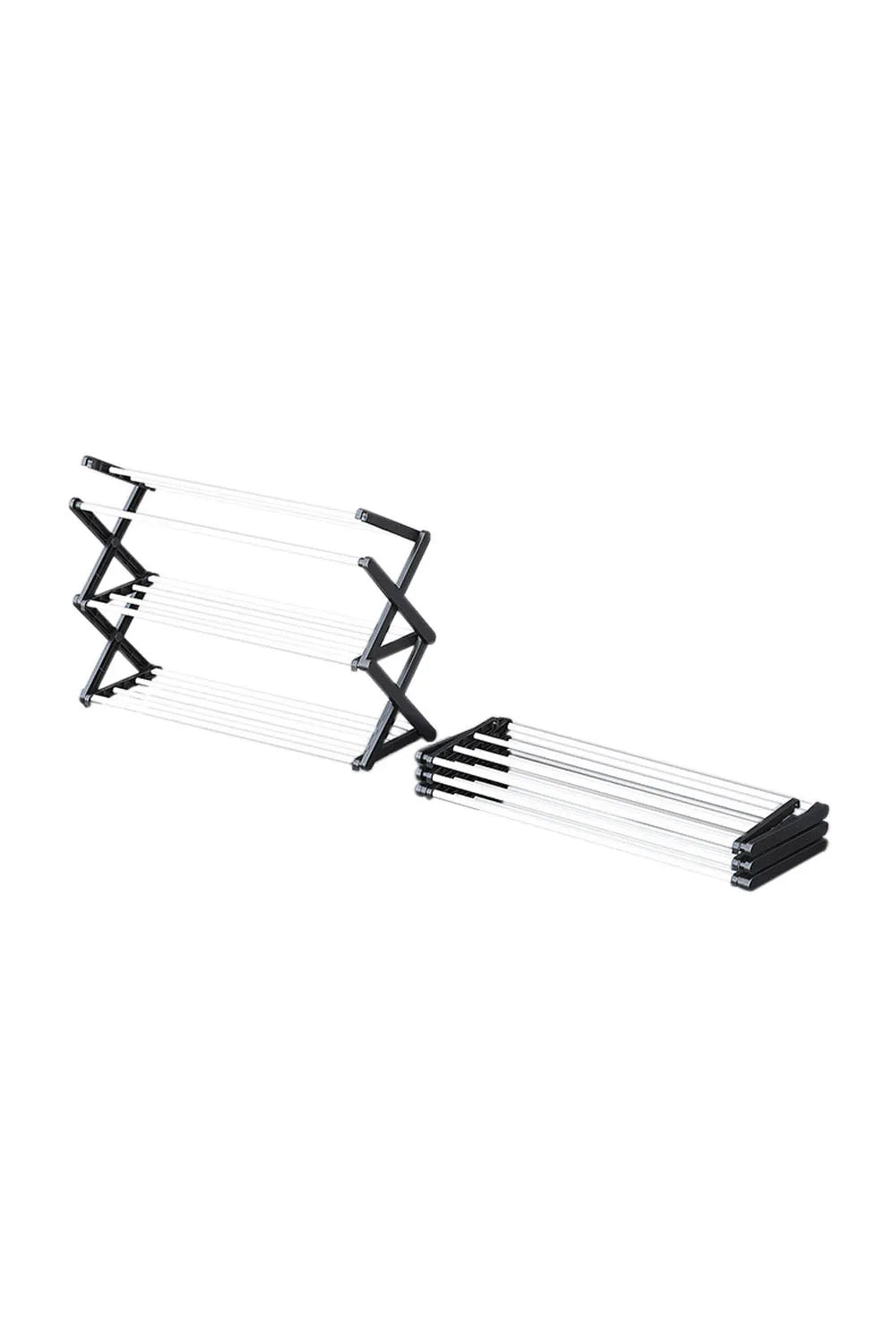 【Breeins】Foldable Multi-Tier Metal Shoe Rack for Entryway Shoes Storage Organizer Shelf Home Decoration Cabinet