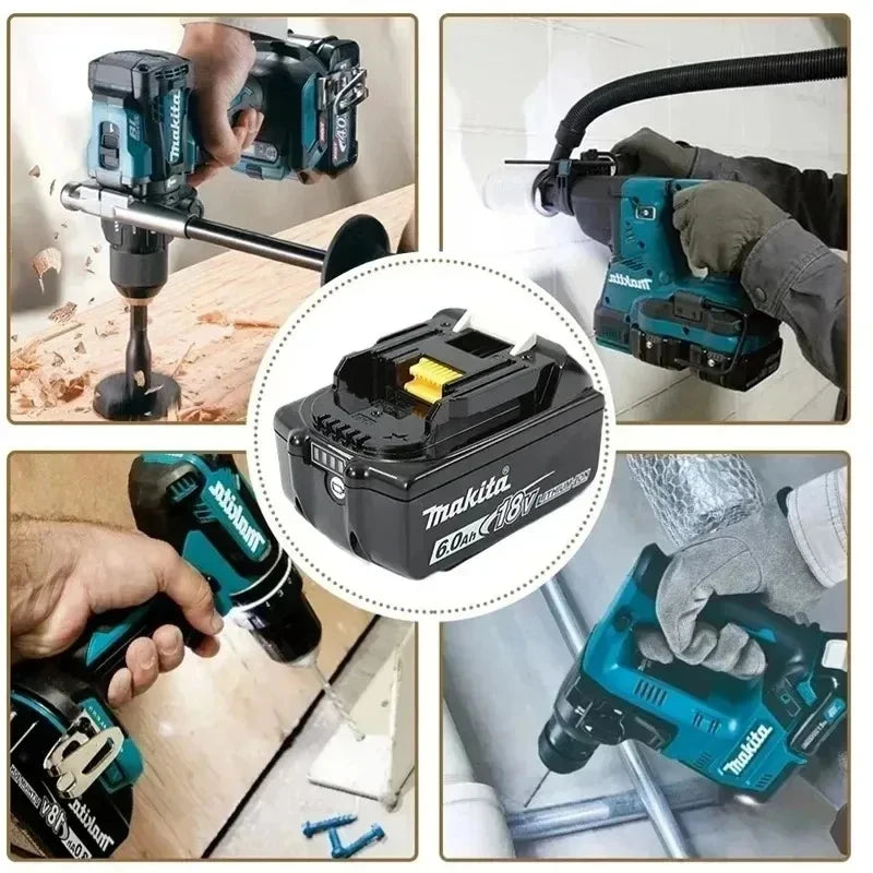 Makita DDF487 (EU-plug)  10mm brushless 18V lithium rechargeable impact drill household hand drill high torque electric screwdriver DDF487