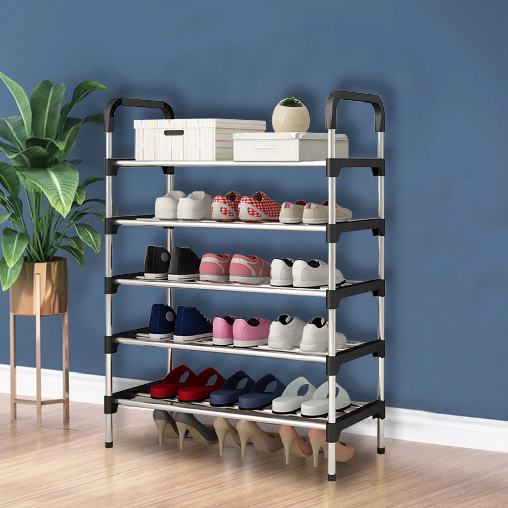 【Lifeideas】3/4/5 Tiers Shoe Rack Organizer Stackable Space Saving Shoe Shelf