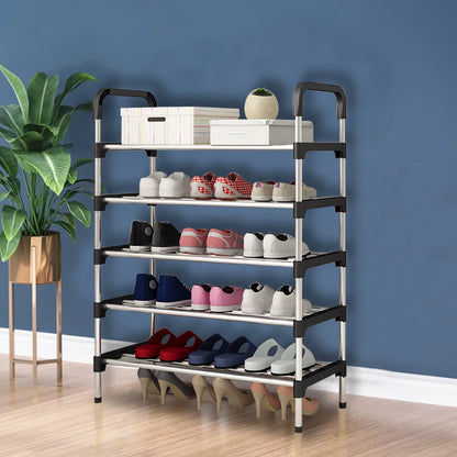 【Lifeideas】3/4/5 Tiers Shoe Rack Organizer Stackable Space Saving Shoe Shelf