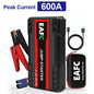 2000A/1200A High Power Car Battery Jump Starter Portable Car Battery Booster Charger Booster Power Bank Starting Device USB Port
