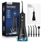 Sejoy Electric Water Flossers Oral Irrigator Rechargeable Portable Dental 4 Modes Water Tank Teeth 300ML Waterproof Cleaner
