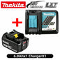 Original Makita Battery DDF487 Cordless Driver Drill Brushless Electric Impact Screwdriver Rechargeable  battery Power Tool
