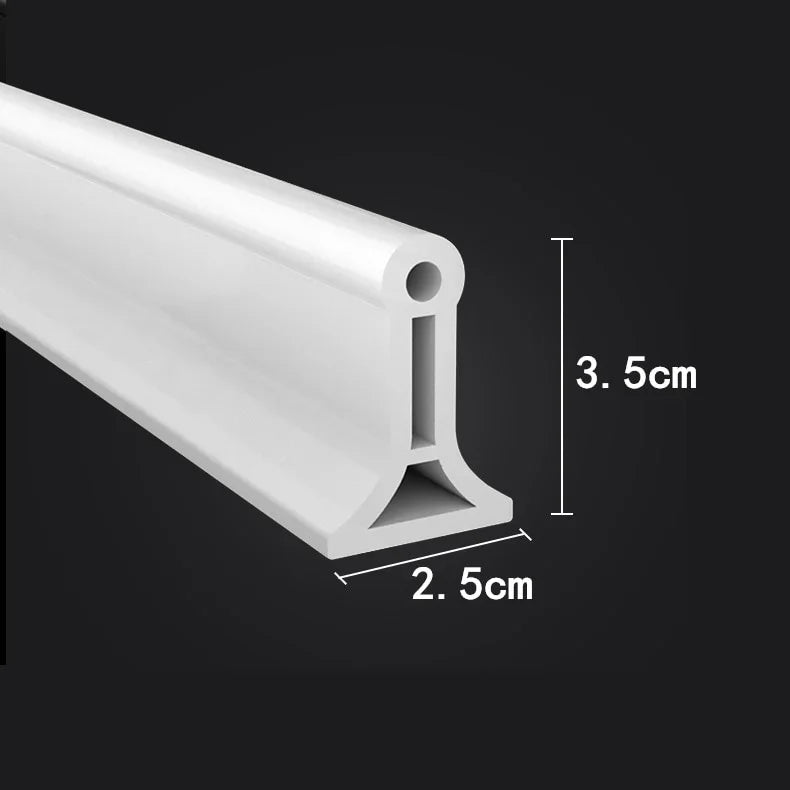 Bathroom Silicone Bendable Water Retaining Strip Shower Water Barrier Highl for Kitchen Separation Shower Accessories