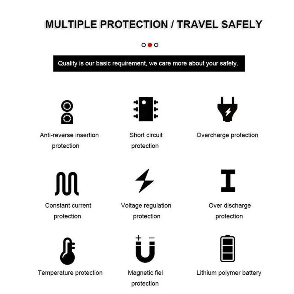 49800Mah Car Jump Starter Pack Booster Battery Charger Emergency Power Bank 12V