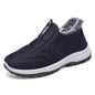 Warm Walking Shoes Lightweight Thermal Ankle Boots Non-slip Slip On Sneakers Winter Thick Fur Shoes for Travel Hiking