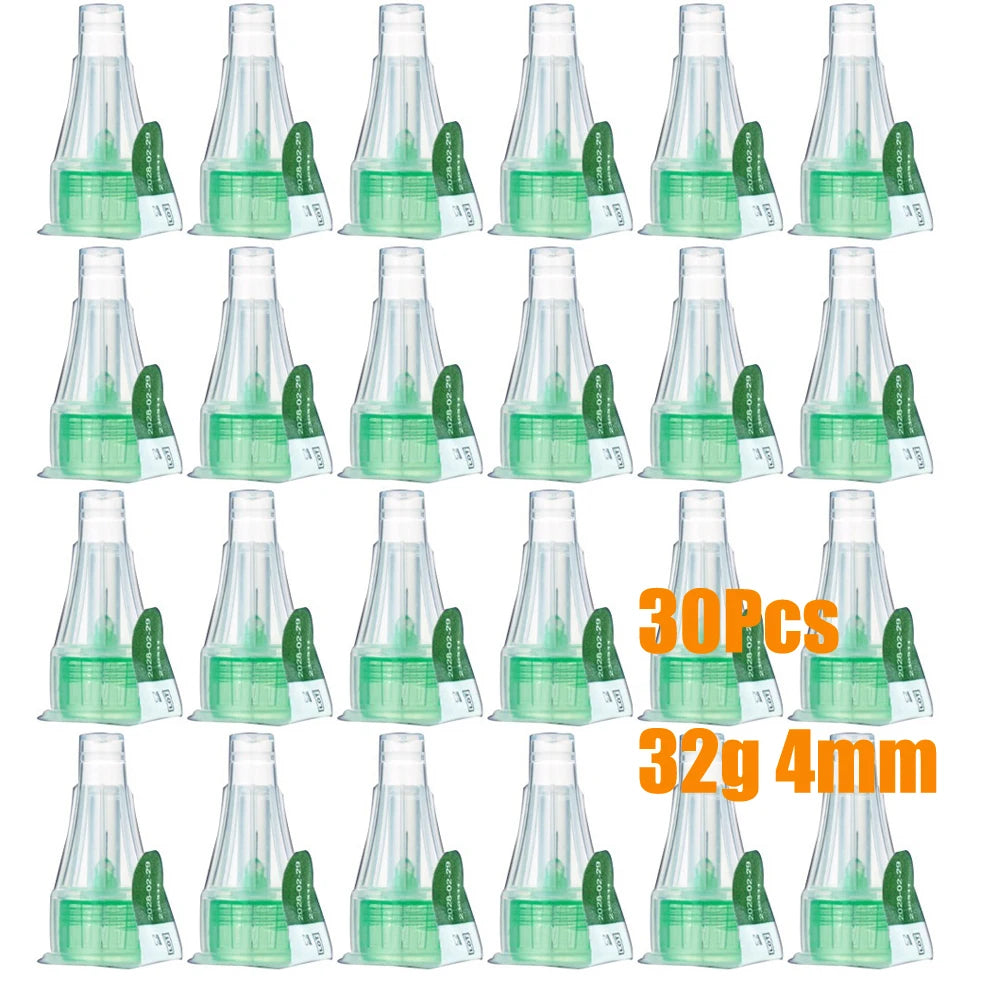 10/30/50/100Pcs Insulin Cartridges for Lilly Insulin Injection Pen Individual Packaging Medical Insulin Pen Tip 4mm 6mm 8mm