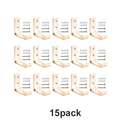 4-20Pcs Folding Coat Hooks Heavy Duty Aluminum Wall Mount Clothes Rack No Rust Invisible Wardrobe Towel Hanger Hook with Screws