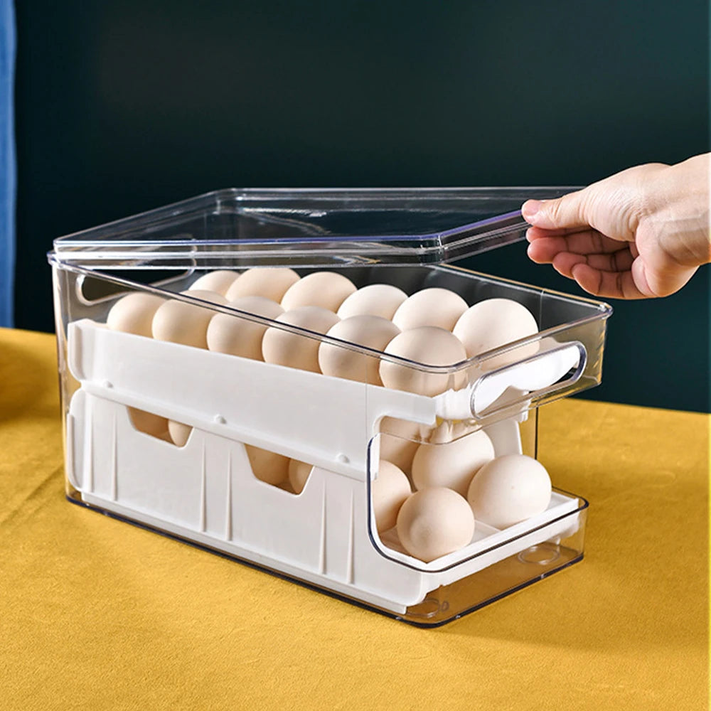 【Lifeideas】2-Layer Scrolling Egg Holder Storage Rack
