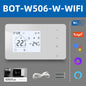 Beok Tuya Heating/Cooling Thermostat for Gas Boiler Smart Home Battery-powered Thermoregulator Daily programming Work with Alexa