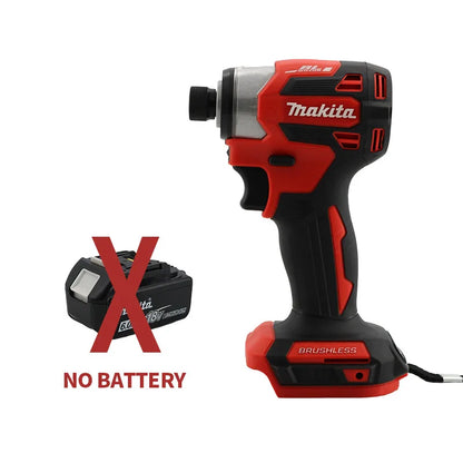Makita DTD173 18V Cordless Impact Driver 180 N.m Brushless Electric Drill Screwdriver LED Light Multi-function Household To