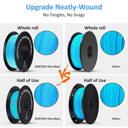 Geeetech Standard PLA Filament 1kg 1.75mm 3D Printer Plastic Material, Accuracy 0.03mm, Free Shipping Fit Most FDM Printer