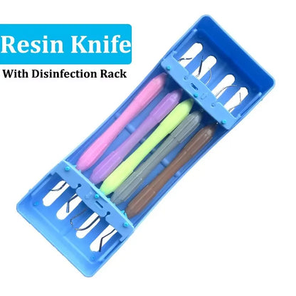 Dental Composite Resin Filling Filler Spatulas Autoclavable Autoclavable Disinfection Box Dentistry Restoration Instrument Tools