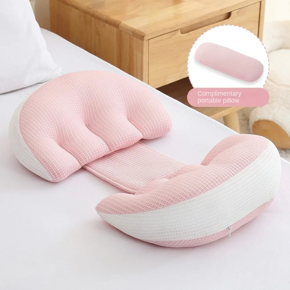 Pregnant Women's Waist Pillow U Shaped Comfort Maternity Pillow Soft Abdominal Support Pregnancy Cushion Sleeping Cushion