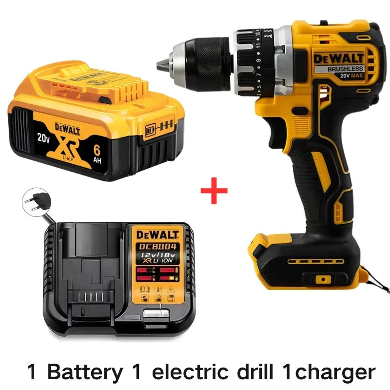Dewalt DCD796 2000RPM Cordless Electric Drill Brushless Driver Adjustable Speed Impact Hand Drill Rechargeable Power Tools