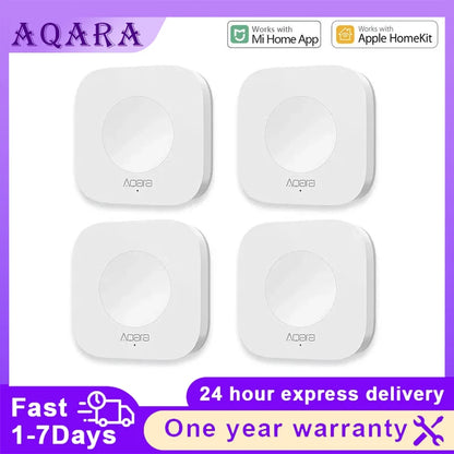 Aqara Smart Wireless Switch Key Remote Control ZigBee Compatible for Xiaomi Home Mijia Intelligent Application No Gyro Built-in