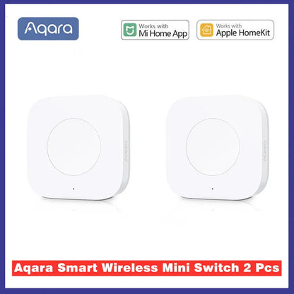 Aqara Smart Wireless Switch Key Remote Control ZigBee Compatible for Xiaomi Home Mijia Intelligent Application No Gyro Built-in