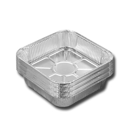 50/100PCS Air Fryer Liners Aluminum Foil Bowls Disposable Food Grade Air Fryer Paper for for Baking Frying Grilling Roasting