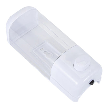 500ML Wall Mounted Soap Dispenser Bathroom Sanitizer Shampoo Shower Gel Container Bottle Storage 8.3x8x22cm