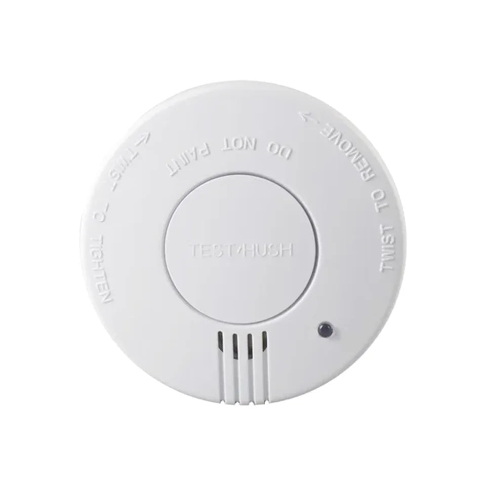 Smoke Detector 9V Replaceable Battery Smoke And Fire Alarm Smoke Sensor Low Battery Beep For Kitchen Bedroom Office CE EN14604
