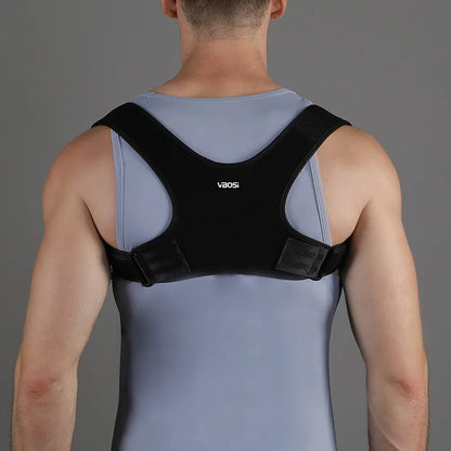 Adjustable Invisible Posture Corrector for Men Women, Breathable Upper Back Clavicle Support Brace for Hunchback Correction Pain