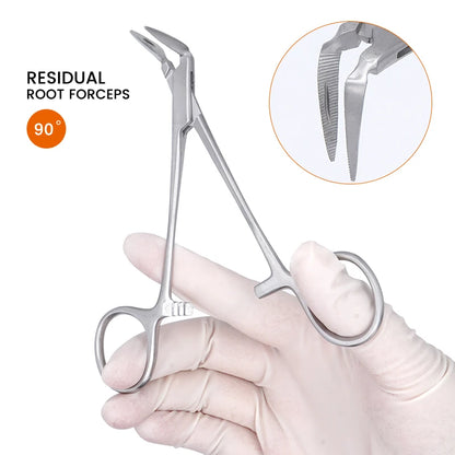 Dental Residual Root Tweezers Forceps Tooth Extractor Plier Fragment Minimally Invasive Cutter Dentistry Surgical Instrument