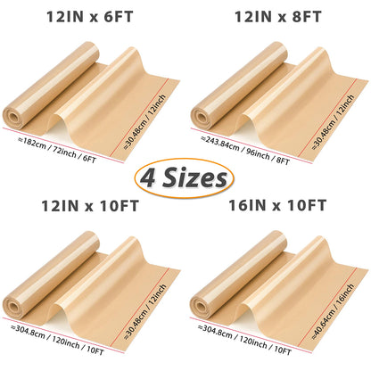Silicone Baking Mat Roll, Large Reusable Heat Resistant Oven Liner for Cookie Bread, Non-stick Non Slip Dough Rolling Pastry Mat