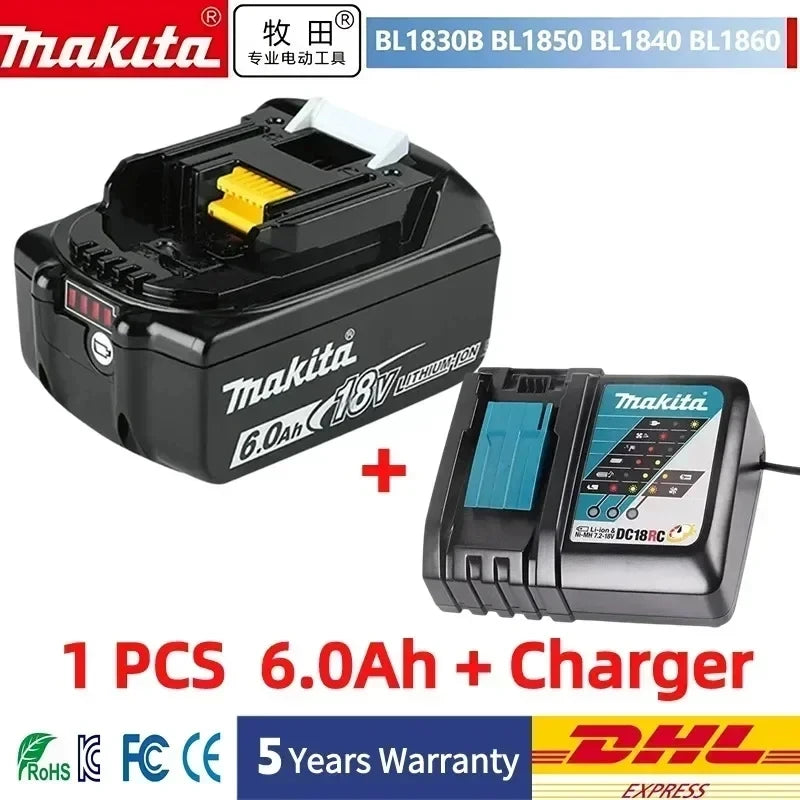 2026 Makita DDF487 10mm brushless 18V lithium-ion charging impact drill,high torque electric screwdriver Makita 18V Battery