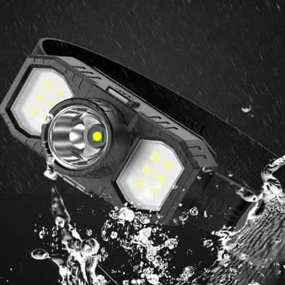 Super Bright Waterproof LED Head Torch Headlight USB Rechargeable Headlamp NEW