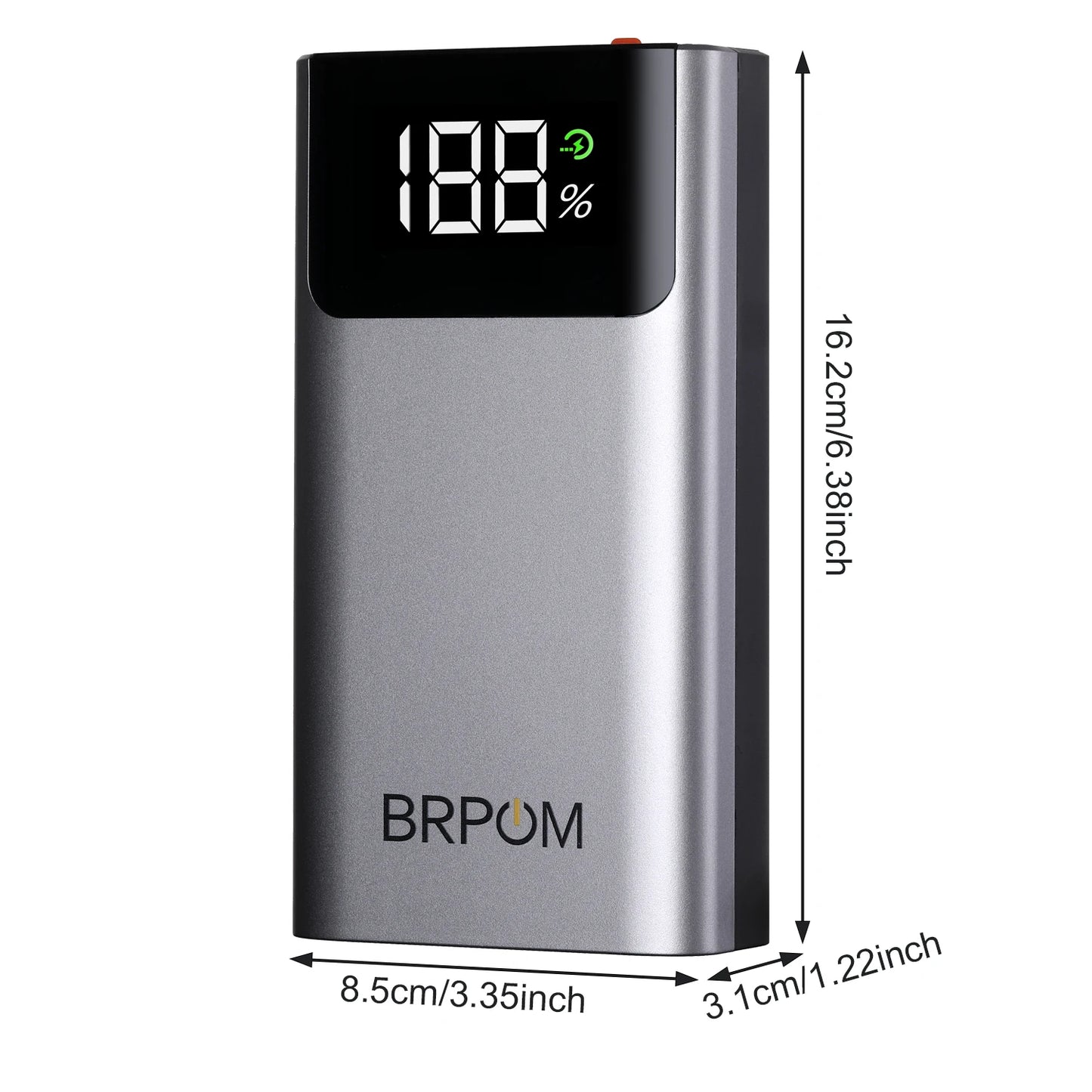 3-in-1 Portable Car Jump Starter 4000A Car Battery Booster Power Bank LED Lighting Small Battery Starter Device for 12V Car
