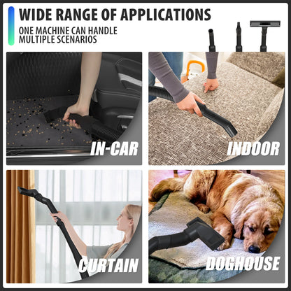 DayPlus 3 In 1 Vacuum Cleaner Wet And Dry Bagless Cylinder Compact Floor Cleaning Powerful HEPA Filter with Blower Function, 15L