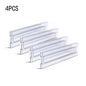 1/2/4/6/8PCS Drawer Wardrobe Dividers Organizers Expandable From Kitchen Drawer Organizer, Clear Plastic Partition Plate Tools