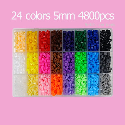 “Hama Beads Box – Thermal Mosaic Ironing Beads for Education, DIY Fuse Beads Toy, Available in 24, 48, or 72 Colors, 2.6 mm or 5 mm.”