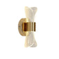 Gold Acrylic Wall Sconce, 12W Led Wall Lamp with 3 Color Temperature Options (3000K/4000K/6500K), Perfect for Hallway