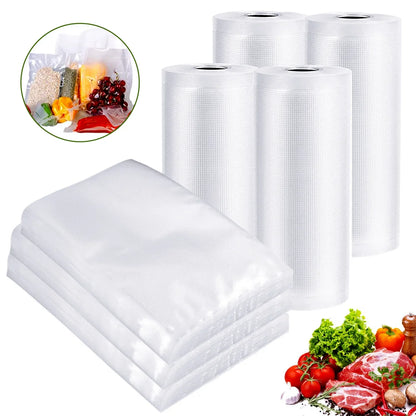 100PCS Textured Vacuum Sealing Pocket For Food Sealer, No Embossing Vacuum Food Sealing Pocket, 28*40cm/20*30cm/15*25cm