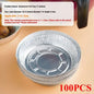50/100PCS Air Fryer Liners Aluminum Foil Bowls Disposable Food Grade Air Fryer Paper for for Baking Frying Grilling Roasting