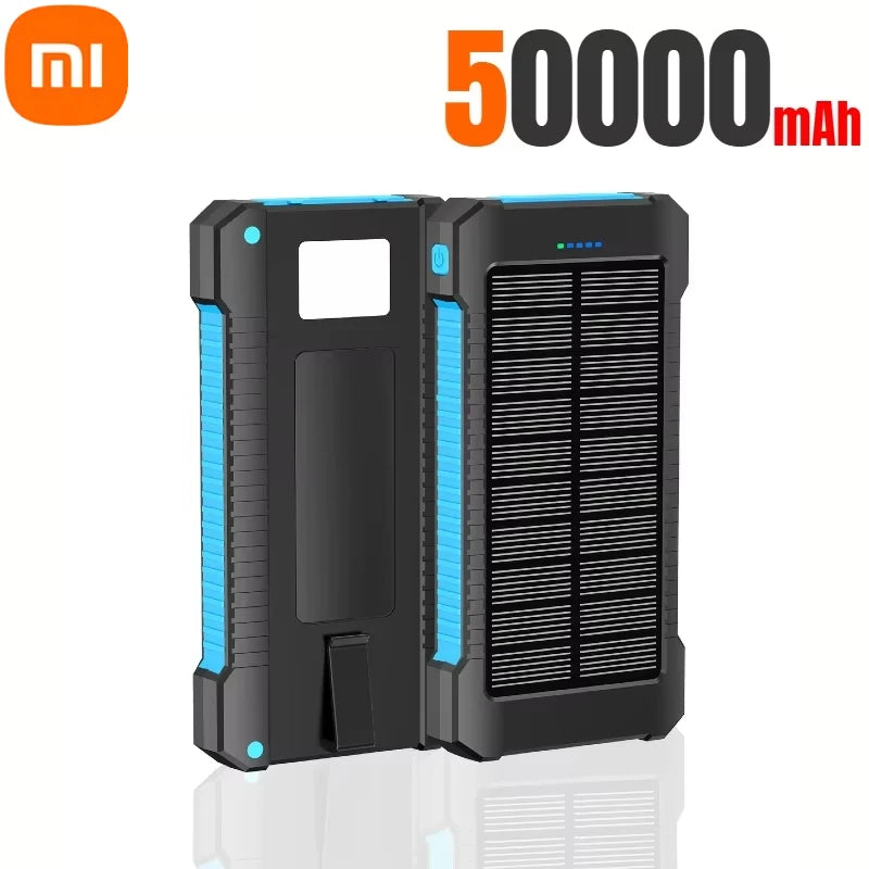 Xiaomi 500000mAh Solar Power Bank Large Capacity Super Fast Charging Outdoor Portable External Battery for iPhone Huawei Samsung
