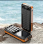 50000mAh Portable Solar Power Bank PD22.5W Ultra Fast Charging Built-in Four Wire PowerBank  for IPhone Huawei Samsung
